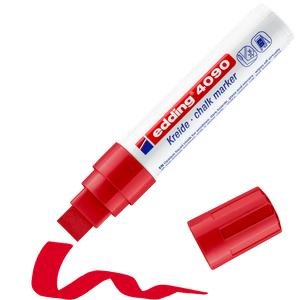 Marcador de tiza edding e-4090 trazo grueso