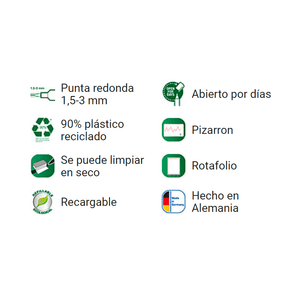 Marcador para pizarra edding 28 Ecoline Set x 4