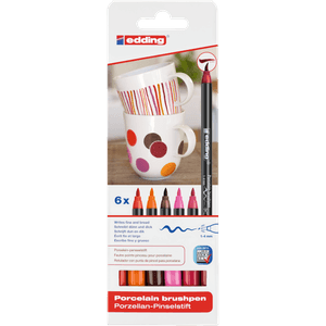 Marcador para porcelana edding 4200 Set x 6
