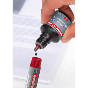 Tinta de recarga por goteo edding BT-30 para marcador de pizarra blanca