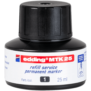 Tinta de recarga por capilaridad edding MTK-25 para marcador permanente