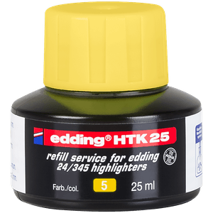 Tinta de recarga por capilaridad edding HTK-25 para marcador fluorecente