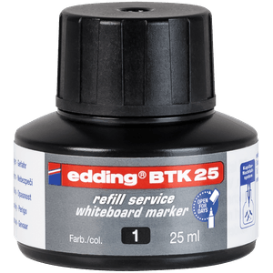 Tinta de recarga por capilaridad edding BTK-25 para marcador de pizarra blanca