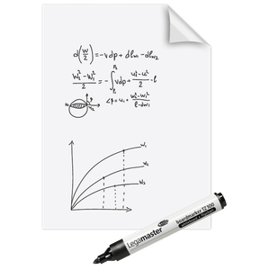 Lamina autoadherente Legamaster Magic-chart 60 x 80 cm. 25 pzs.