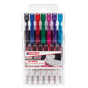 Lapicera Roller en Gel edding 2185 Set x 7
